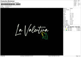 La Valentina Embroidery file 6 sizes