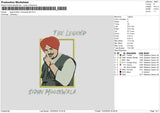 Legendsidhu Embroidery File 6 sizes