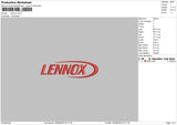 Lennox Embroidery File 6 sizes