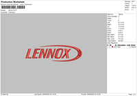 Lennox Embroidery File 6 sizes