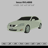 lexus RVL4888  Embroidery