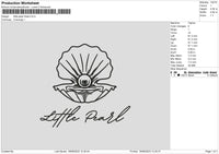 Little Pearl Embroidery File 6 sizes