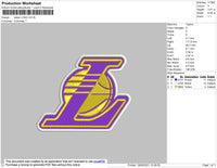 Lakes Logo L Embroidery