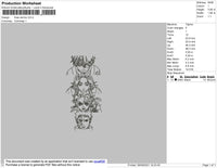 Lines Anime NARUTO FRIENDS Embroidery