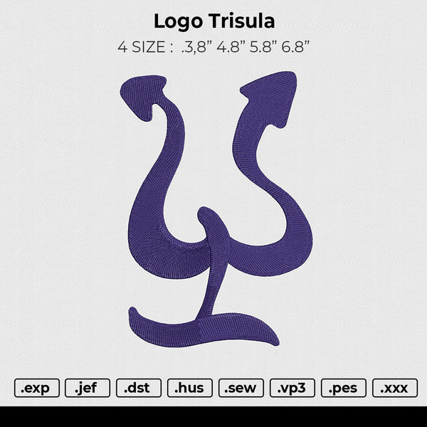 Logo Trisula Embroidery