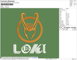 Loki Embroidery