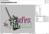 Jefestext Embroidery File 6 sizes