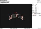 Louisville Swoosh Embroidery File 6 sizes