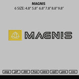 Magnis Embroidery File 6 sizes