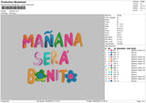 Manana Sv2 Embroidery File 6 sizes