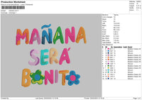 Manana Sv2 Embroidery File 6 sizes