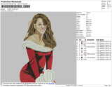 Mariah Carey Embroidery