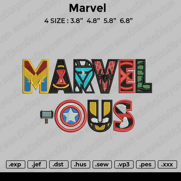 Marvel Embroidery