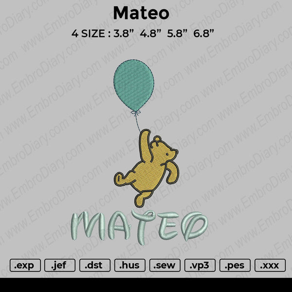 Mateo Embroidery