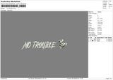 Mc Trouble Embroidery File 6 sizes