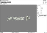 Mc Trouble Embroidery File 6 sizes