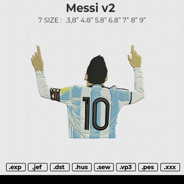 Messi v2 Embroidery