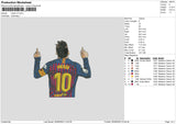 Messi V3 Embroidery File 6 sizes