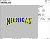 Michigan Embroidery