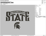 Michigan State Embroidery