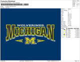 Michigan Wolverines Embroidery