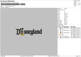 Mickeyland 23 Embroidery File 6 sizes