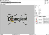 Mickeyland Embroidery File 6 sizes