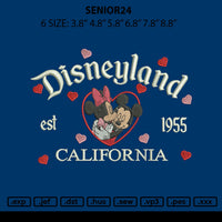 Mickeyloveland Embroidery File 6 sizes