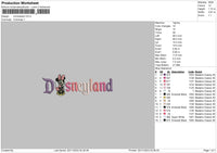 Minnieland 23 Embroidery File 6 sizes