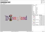 Minnieland 23 Embroidery File 6 sizes