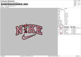 Nike Minnie 2Outline Embroidery File 6 sizes