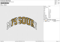 Missouri embroidery