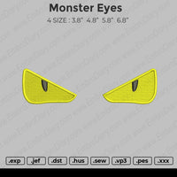 Monster Eyes Embroidery