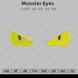 Monster Eyes Embroidery