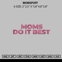 Momspuff Embroidery File 6 sizes