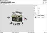 Moments Cam Embroidery File 6 sizes