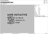 mor initiative thick Embroidery