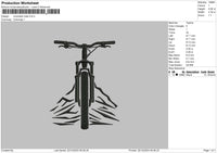 Bike2212 Embroidery File 6 sizes