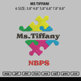 Ms Tiffani Embroidery File 6 sizes