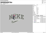 Nike Gwen Chibi V2 Embroidery File 6 sizes