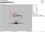 Ng Roses Embroidery File 6 sizes