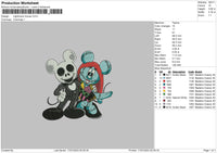 Nightmare Mouse Embroidery File 6 sizes