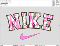 Nike Swoosh Applique Embroidery