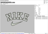 Nike 2 Outline v5 Embroidery