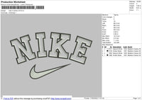 Nike 2 Outline v5 Embroidery