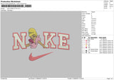 Nike Charlotte Embroidery File 6 sizes