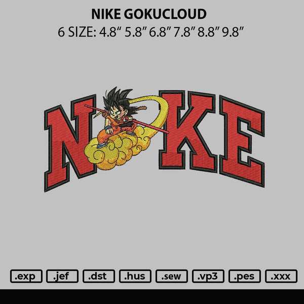 Nike Gokucloud Embroidery File 6 sizes