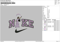 Nike Isabel Embroidery File 6 sizes