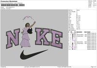 Nike Isabel Embroidery File 6 sizes