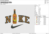 Nike Malort Embroidery File 6 sizes